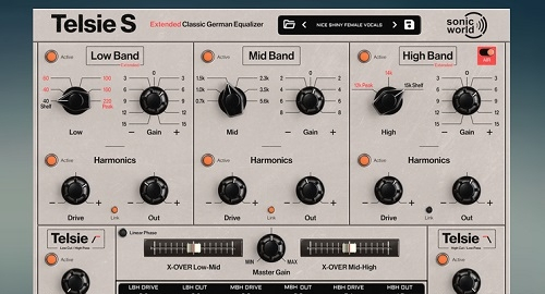 SonicWorld - Telsie S v1.1.1 VST3，AAX x64 [SEnki] - 均衡器 vst615音频资源网-音频网站-vst3插件下载-音频网-音频插件下载-机架源码-插件源码-源码-vst插件 vst615音频资源网